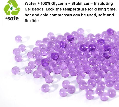 2pcs Breast Therapy Pads, Breast Cold Hot Gel Bead Packs with Nursing Pads and Plush Cloth Cover, Relieve Breast Pain Swelling Boost Milk Production，Reusable Freezable Microwavable ice Pack in Kuwait