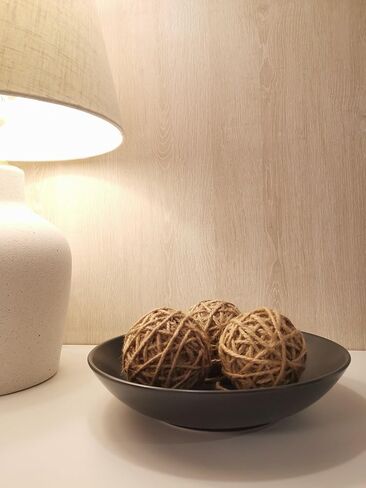 6 قطع من الكرات الزخرفية من Elkpruu للأوعية المركزية من زخارف عيد الميلاد، زينة معلقة لشجرة عيد الميلاد في المزرعة، كرة غزل ريفية لحشو المزهريات لحفلات العطلات في الهواء الطلق in Kuwait