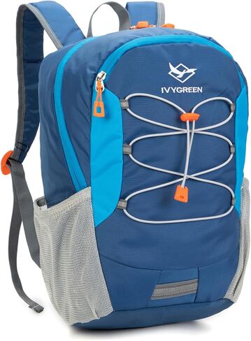 Little Kids Hiking Backpack for Boys or Girls, Small Daypack for Camping or Travel (Blue, Medium) in Saudi Arabia