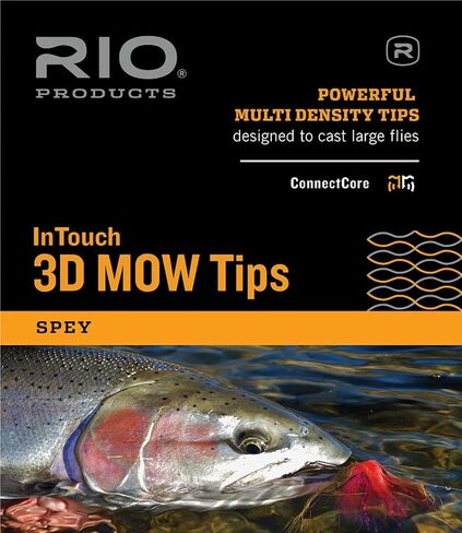 أطراف خط جز الذبابة ثلاثية الأبعاد Intouch Skagit من RIO مقاس متوسط ​​بطول 10 أقدام. S5/S6/S7 in Saudi Arabia