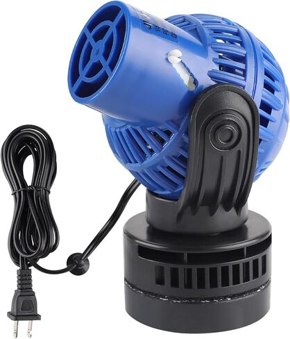 cprosp رأس الطاقة لخزان المياه المالحة 1600 gph، صانع الموجات مع قاعدة مغناطيسية لخزان 47.5-66 جالون، صانع موجة مضخة دوران حوض السمك مع كابل 2 متر، حوض السمك لحركة المياه 2 شوكة، أزرق in Kuwait