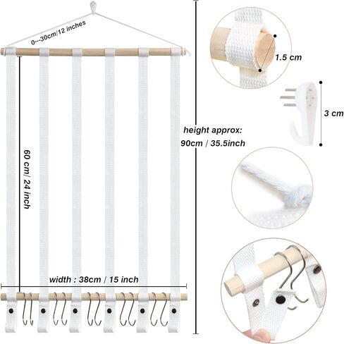 الينمو حامل ربطة شعر للبنات الصغيرات، علاقة فيونكة لاكسسوارات شعر البنات الصغيرات، حامل شريط راس ديكور معلق على الحائط، منظم القوس لغرفة البنات الصغيرات، الحضانة، هدية زينة in Kuwait