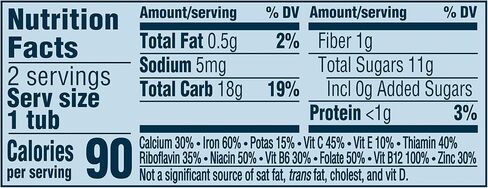 Gerber Nature Fruits Apples Bananas & Cereal, 4 Oz, 2 Ct Tubs in Saudi Arabia