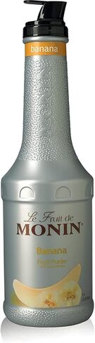 Monin Banana Puree Fruit Puree, 1 Liter (01-0407) Category: Drink Syrups in Saudi Arabia
