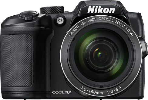 كاميرا نيكون COOLPIX B500 الرقمية بدقة 16 ميجابكسل وتكبير بصري 40x مع واي فاي - أسود (متجدد) in Saudi Arabia