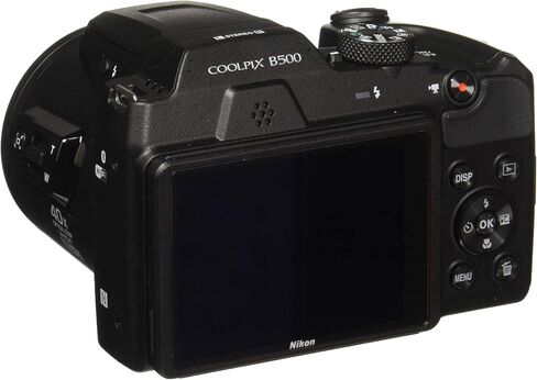 كاميرا نيكون COOLPIX B500 الرقمية بدقة 16 ميجابكسل وتكبير بصري 40x مع واي فاي - أسود (متجدد) in Saudi Arabia