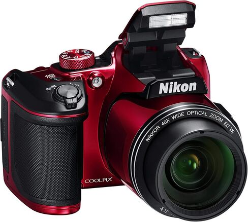 كاميرا نيكون COOLPIX B500 الرقمية بدقة 16 ميجابكسل وتكبير بصري 40x مع واي فاي - أسود (متجدد) in Kuwait