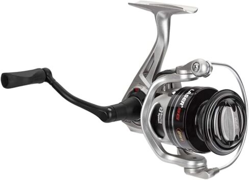 Lew's Laser SG Speed Spin Freshwater Spinning Fishing Reel, Right or Left-Hand Retrieve, 5.2:1, Zero Reverse 1-Way Clutch Bearing, Silver in Kuwait