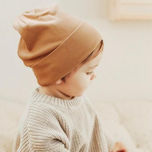 Konssy 6 Pack Baby Beanie Hats for Unisex, Toddler Beanies Baby Girl Boy Hat Warm Cap for Baby, Infant, Toddler 6-36 Months in Saudi Arabia