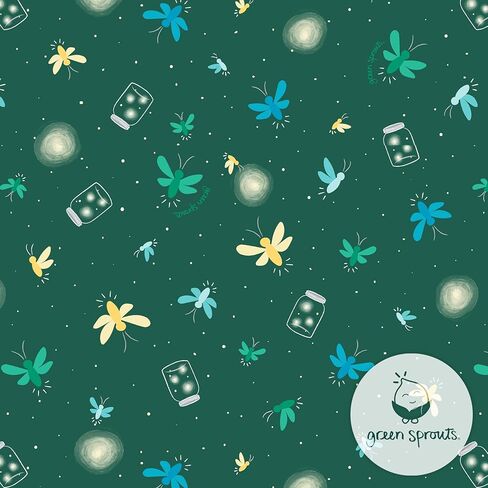 i Play Boys Reusable Absorbent Baby Swim Diapers Dark Green Fireflies 3T in Kuwait