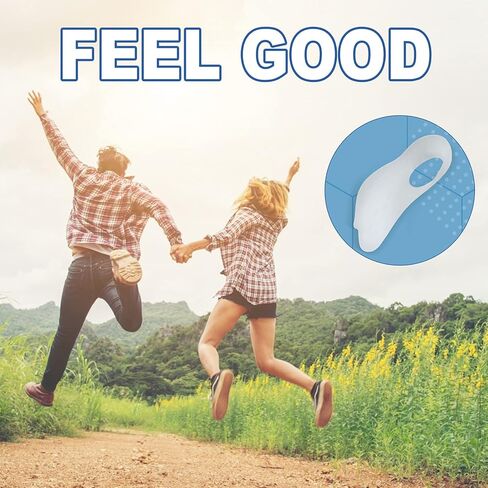 التهاب اللفافة الأخمصية 1.37 بوصة دعامة عالية لتقويم العظام شبه صلبة للقدم المسطحة، وتخفيف آلام القوس، والكب (للرجال 4-6.5 | النساء 5.5-8) in Kuwait