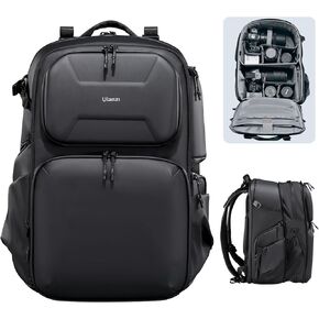 ULANZI BP10 35L Hardshell Camera Backpack, Professional Splash-proof Photography Camera Case Anti Theft Travel f Photographers Unisex Drone DSLR Mirrorless Camera Lens Tripod Holder 17'' Laptop Black | Photography Camera Case AntiTheft f Photographers Uni in Saudi Arabia
