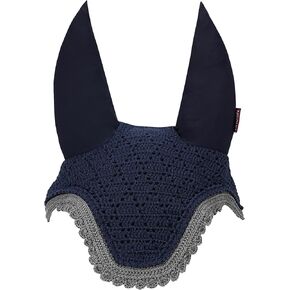 NEIGHH Diamond Ear Bonnet with Sound Resistant and Soft Stretchable Lycra Ears (Medium: (Horizontal) A:32cm, (Vertical) B: 38cm, Black-Grey) in Saudi Arabia