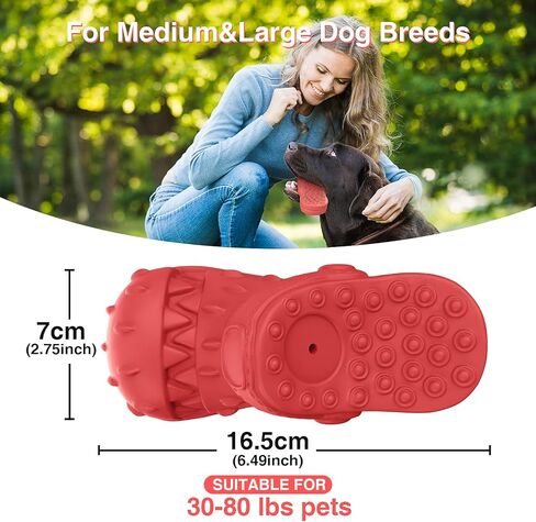 IZETIANZHE Indestructible Dog Toys, Dog Toys for Aggressive Chewers, Tough Durable Dog Chew Toys for Medium/Large Dogs/Heavy Duty Dog Toys (Slipper-Blue) in Kuwait