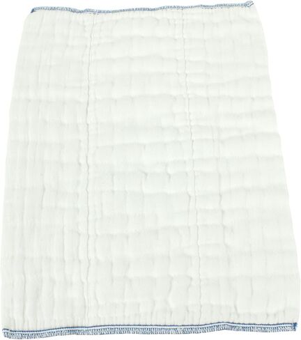 OsoCozy Prefolds Bleached Cloth Baby Diapers, Size 1 (7-15 lbs), Soft, Absorbent and Durable 100% Natural Cotton, Our Top Selling Diaper Service Quality Prefolds - (6 Pack) in Saudi Arabia
