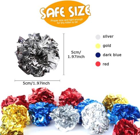 اي جي دي زي 20 عبوة من كرات مايلر المجعدة الأصلية للقطط in Kuwait