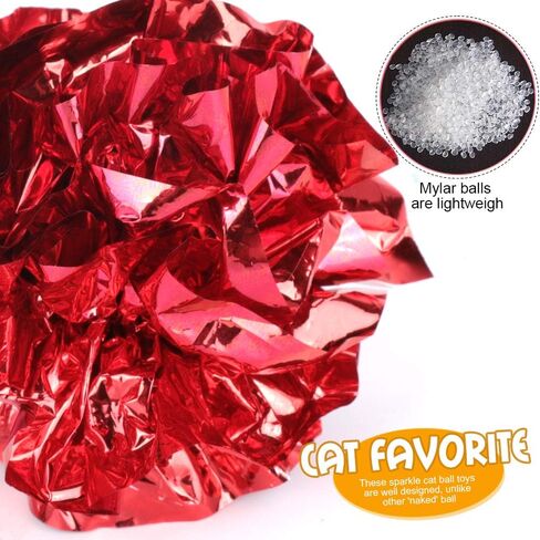 اي جي دي زي 20 عبوة من كرات مايلر المجعدة الأصلية للقطط in Kuwait