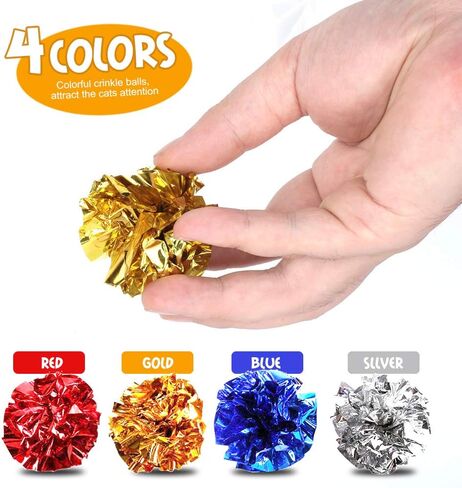 اي جي دي زي 20 عبوة من كرات مايلر المجعدة الأصلية للقطط in Kuwait