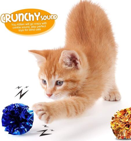 اي جي دي زي 20 عبوة من كرات مايلر المجعدة الأصلية للقطط in Kuwait