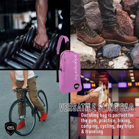 EDGE SPORTS Packable Sling Backpack Crossbody Sling Perfect for the Gym, Hiking and Travel in Kuwait