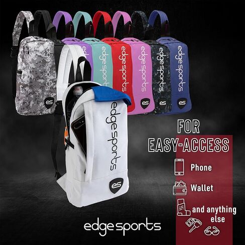 EDGE SPORTS Packable Sling Backpack Crossbody Sling Perfect for the Gym, Hiking and Travel in Kuwait