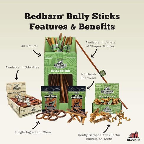 Redbarn Bully Springs for Dogs (Pack of 12) in Saudi Arabia