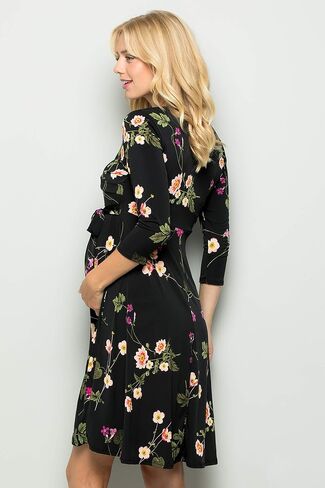My Bump Women's Floral Maternity Dress(Made in USA) in Kuwait