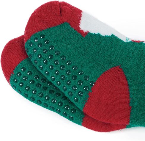 American Trends Baby Slipper Socks جوارب عيد الميلاد للأطفال الصغار جوارب شتوية دافئة من الصوف غير قابلة للانزلاق in Saudi Arabia