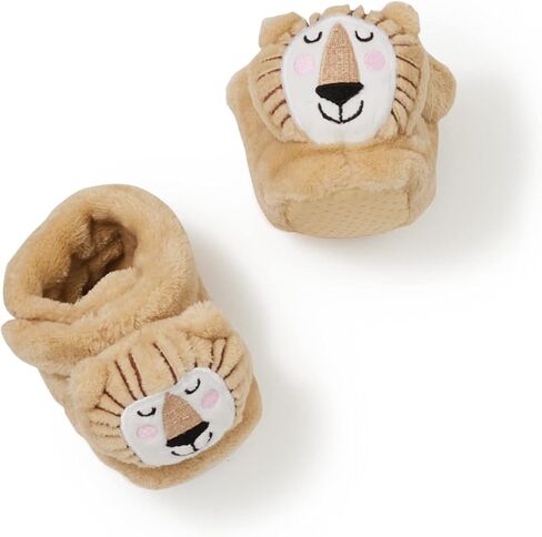 Enesco Izzy and Oliver New Baby Infant Lion Character Super Soft Booties, Brown, One Size, Brown, One Size in Saudi Arabia
