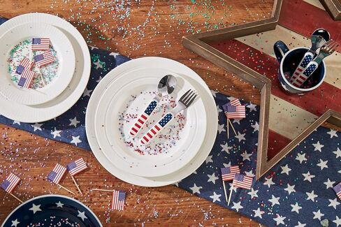 مجموعة أدوات المائدة الفضية للأطفال من أنوفا 6 قطع من الفولاذ المقاوم للصدأ 3 × شوك، 3 × ملاعق عشاء مقبض بلاستيكي، أواني الأطفال الصغار بدون سكاكين، للأطفال والرضع خالية من مادة BPA - نجوم منقطة in Kuwait