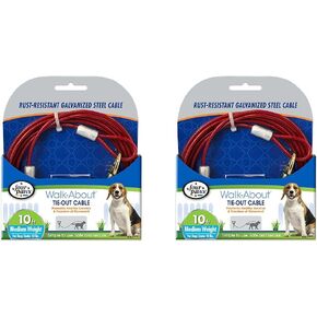 Four Paws Medium Weight Dog Tie Out Cable