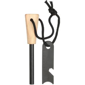 Sawjay Ferro Rod Fire Starter Survival Tool, Magnesium Fire Starter Kit with Neck Lanyard, It's Suitable for Emergency Fire Making in Wild Camping, Hiking and Outings in Saudi Arabia