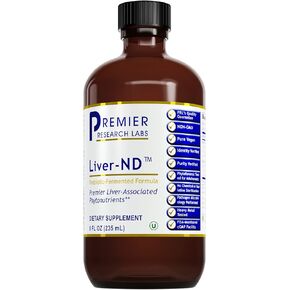 Premier Research Labs Liver-ND - Organic Turmeric & Curcumin Supplement - Natural Herbal Detox - Overall Liver Aid - Probiotic-Fermented Formula - Liver Detox Cleanse & Support - 8 Fl oz in Kuwait