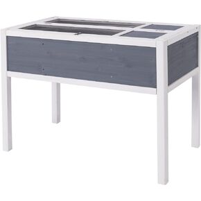 BIRASIL Wooden Tortoise Habitat, Tortoise Enclosure for Indoor, Reptile House for Small Animal, Turtle Cage for Landscaping in Kuwait