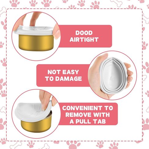 فو يامب اغطية علب طعام القطط من 4 قطع، اغطية مطاطية لعلب طعام الحيوانات الاليفة مع 4 ملاعق طعام للكلاب، حجم عالمي يناسب معظم الاغطية المعلبة ذات الحجم القياسي، ملعقة طعام لبرطمانات تغذية الحيوانات in Kuwait