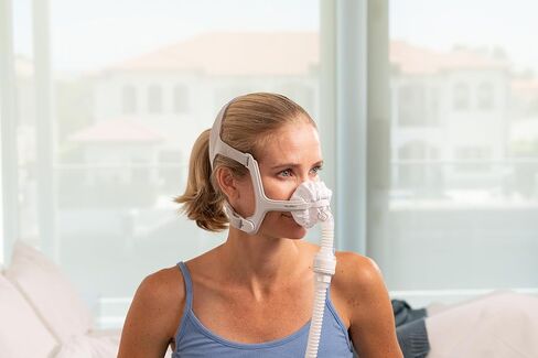 Snugell Universal Nasal CPAP Mask Liners | 4-Pack | White | Ultra Soft Cotton Fabric | Compatible with Most Major Nasal Masks | 6-Month Supply | Reusable & Washable | Helps Maintain Mask Cool and Dry in Saudi Arabia