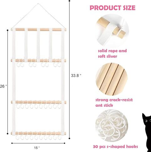 PENKYSAIR Headband Holder for Girls Bow Holder for Baby Bow Organizer Baby Girl Hair Accessories Organizer Girl Nursery Decor Wall Decor Room Decor in Kuwait