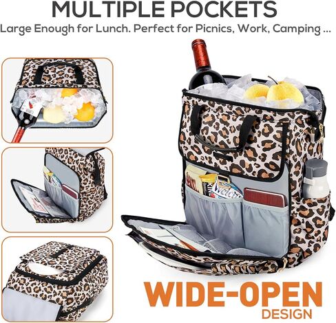 TOURIT Cooler Backpack 26 Cans Lightweight Insulated Backpack Cooler Leak-Proof for Women Men Picnics, Camping, Hiking, Beach, Trip in Kuwait