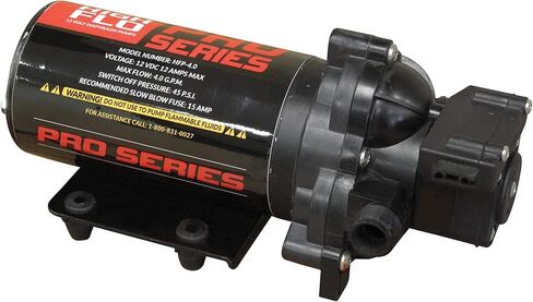 مضخة بخاخ هاي فلو 5281326 HFP-4.0 برو سيريز 12 فولت، 4.0 جالون في الدقيقة، 45 باوند لكل انش مربع، مضخة بخاخ عند الطلب من فيمكو in Kuwait