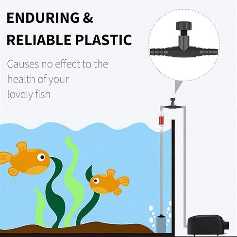 20 حزمة 2 طريقة حوض السمك صمام الهواء خزان الأسماك مضخة الهواء تربية الأحياء المائية T شكل التحكم ل 4 مم T شكل صمامات التحكم أنابيب الطيران طريقة واحدة البلاستيك الأسود منظم التحكم في تدفق الهواء لخزانات الأسماك in Kuwait