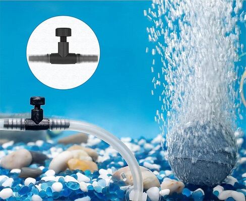 20 حزمة 2 طريقة حوض السمك صمام الهواء خزان الأسماك مضخة الهواء تربية الأحياء المائية T شكل التحكم ل 4 مم T شكل صمامات التحكم أنابيب الطيران طريقة واحدة البلاستيك الأسود منظم التحكم في تدفق الهواء لخزانات الأسماك in Kuwait