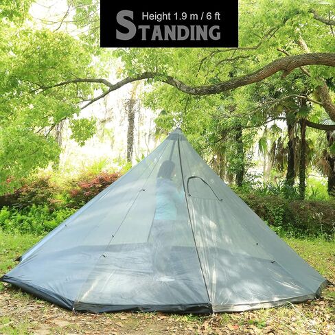 بريسلف شبكة داخلية كاملة لخيمة تيبي الساخنة T3 XL مع قاعدة حوض استحمام اكسفورد in Kuwait