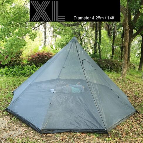 بريسلف شبكة داخلية كاملة لخيمة تيبي الساخنة T3 XL مع قاعدة حوض استحمام اكسفورد in Kuwait