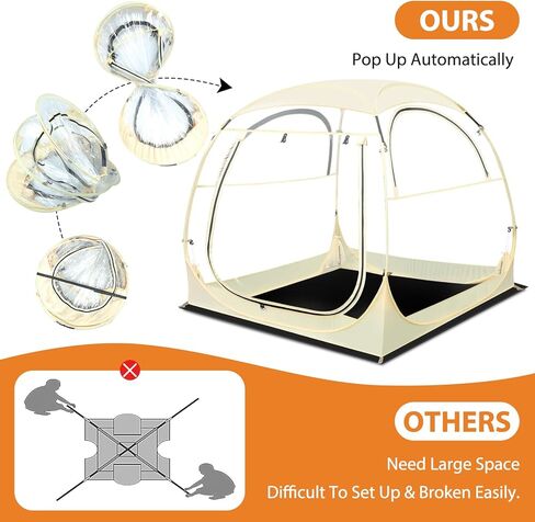 URCUZER Sports Tent Weather Proof Pod, Instant Tent Shelte in Kuwait