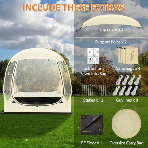 URCUZER Sports Tent Weather Proof Pod, Instant Tent Shelte in Kuwait