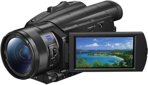 كاميرا فيديو سوني FDR-AX700 بدقة 4K (FDR-AX700/B) + بطاقة ذاكرة سعة 64 جيجابايت + بطارية NP-FV70 + مجموعة مرشح + عدسة واسعة الزاوية + عدسة مقربة + حقيبة + شاحن + قارئ بطاقات + حامل ثلاثي القوائم مرن + المزيد (متجدد) in Kuwait