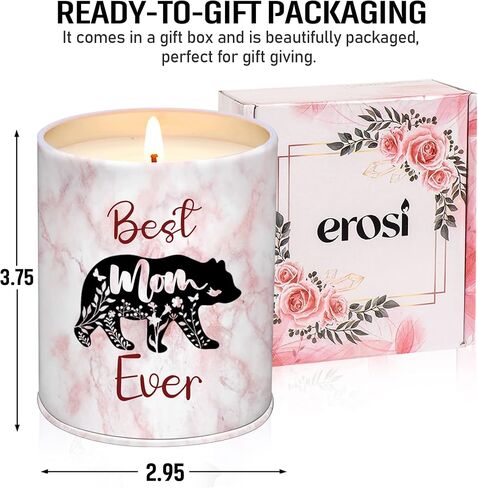 Christmas Gifts for Mom from Daughter, Son - Mom Gifts for Christmas, Mom Christmas Gifts - Mom Gifts from Daughter, Son - Birthday Gifts for Mom, Mom Birthday Gifts, Mother Gifts, Mom Present Candle in Saudi Arabia