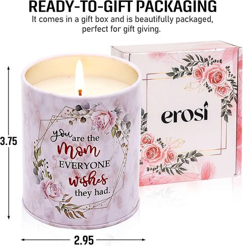 Christmas Gifts for Mom from Daughter, Son - Mom Gifts for Christmas, Mom Christmas Gifts - Mom Gifts from Daughter, Son - Birthday Gifts for Mom, Mom Birthday Gifts, Mother Gifts, Mom Present Candle in Saudi Arabia