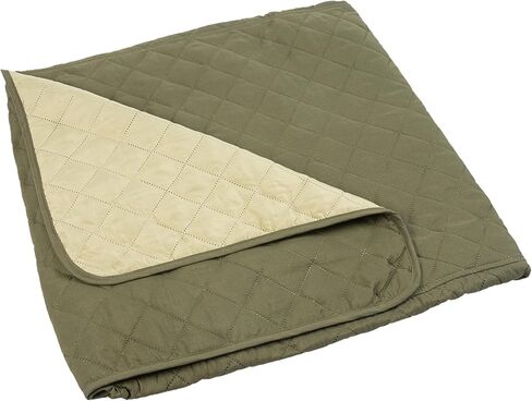Home Details Quilted Reversible Furniture Protector Slipcover, Good for Dog Hair, Dust & Spills, Machine Washable, Arm Chair, Chocolate-Taupe in Saudi Arabia
