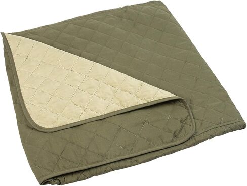 Home Details Quilted Reversible Furniture Protector Slipcover, Good for Dog Hair, Dust & Spills, Machine Washable, Arm Chair, Chocolate-Taupe in Saudi Arabia